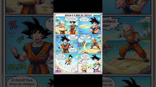 🐉⚡ E se eu te dissesse que o Kuririn pode ensinar Matemática? 🤯 #matematica #matemática #dragonball
