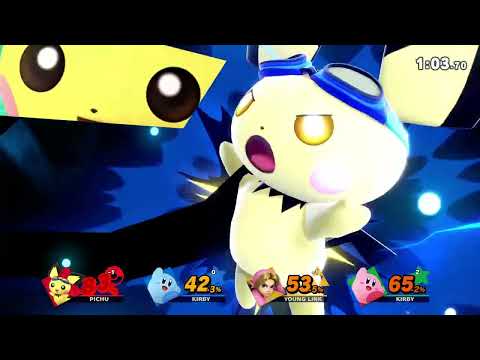スマブラSP リプレイ タイム制 4655 [22年07年分]【ピチュー 1P自分】