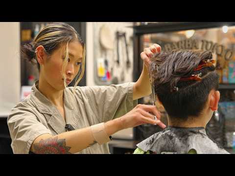 💈(ASMR) Japanese Barber Luna  — Soft Scissor Sounds & Deep Relaxation Massage That Puts You to Sleep