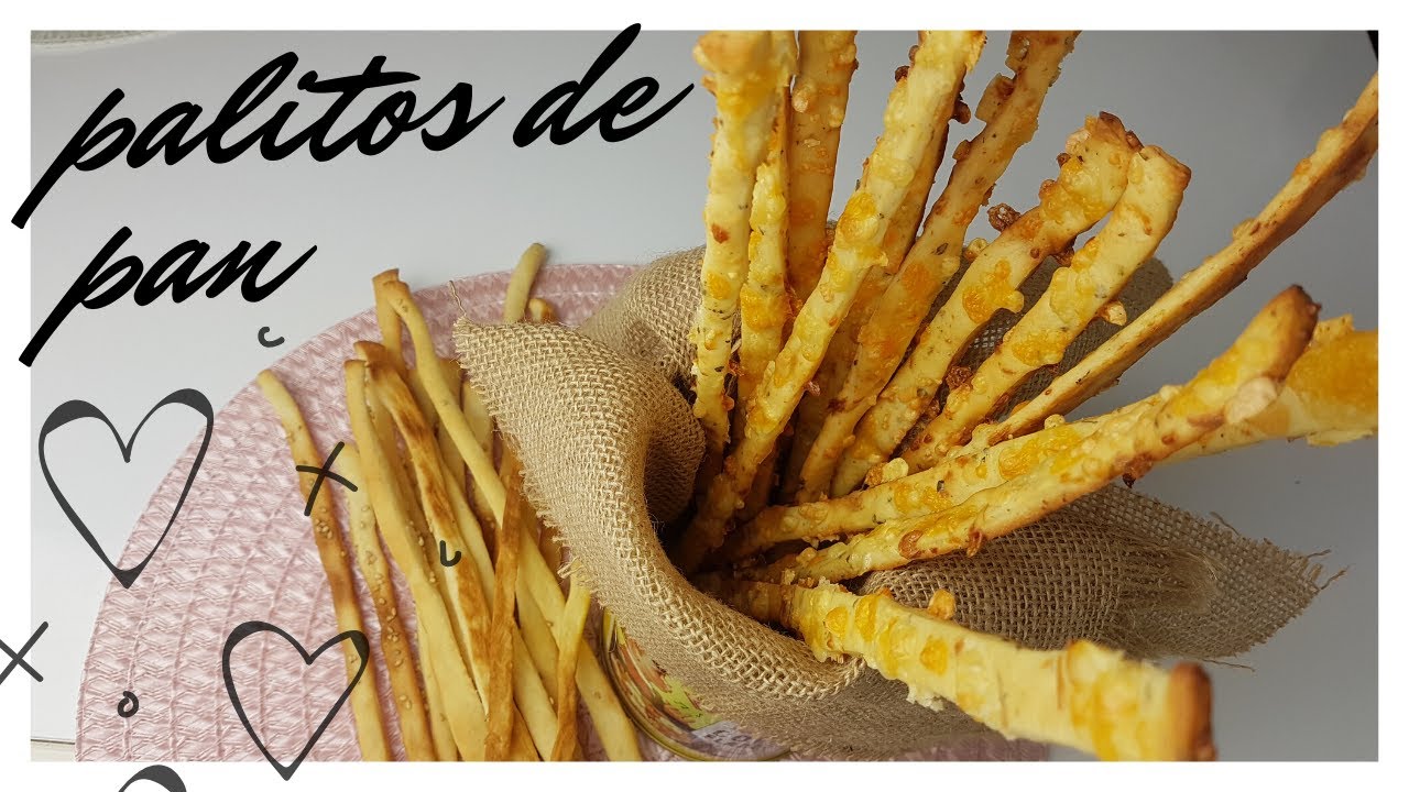 PALITOS DE PAN CRUJIENTES DE QUESO Y SEMILLAS FÁCILES DE HACER