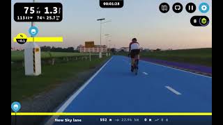 Sky Lane Full Loop 23.5 km Virtual Ride Video | Suvarnabhumi Airport Track | Bangkok | Thailand