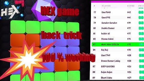🤑 HOW TO HACK MX PLAYER HEX GAME | 🔴today best hack trick | USE TRICK & EARN PAYTM CASH