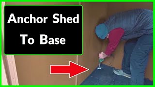 How to Anchor a Plastic / Metal Shed to a Concrete Base