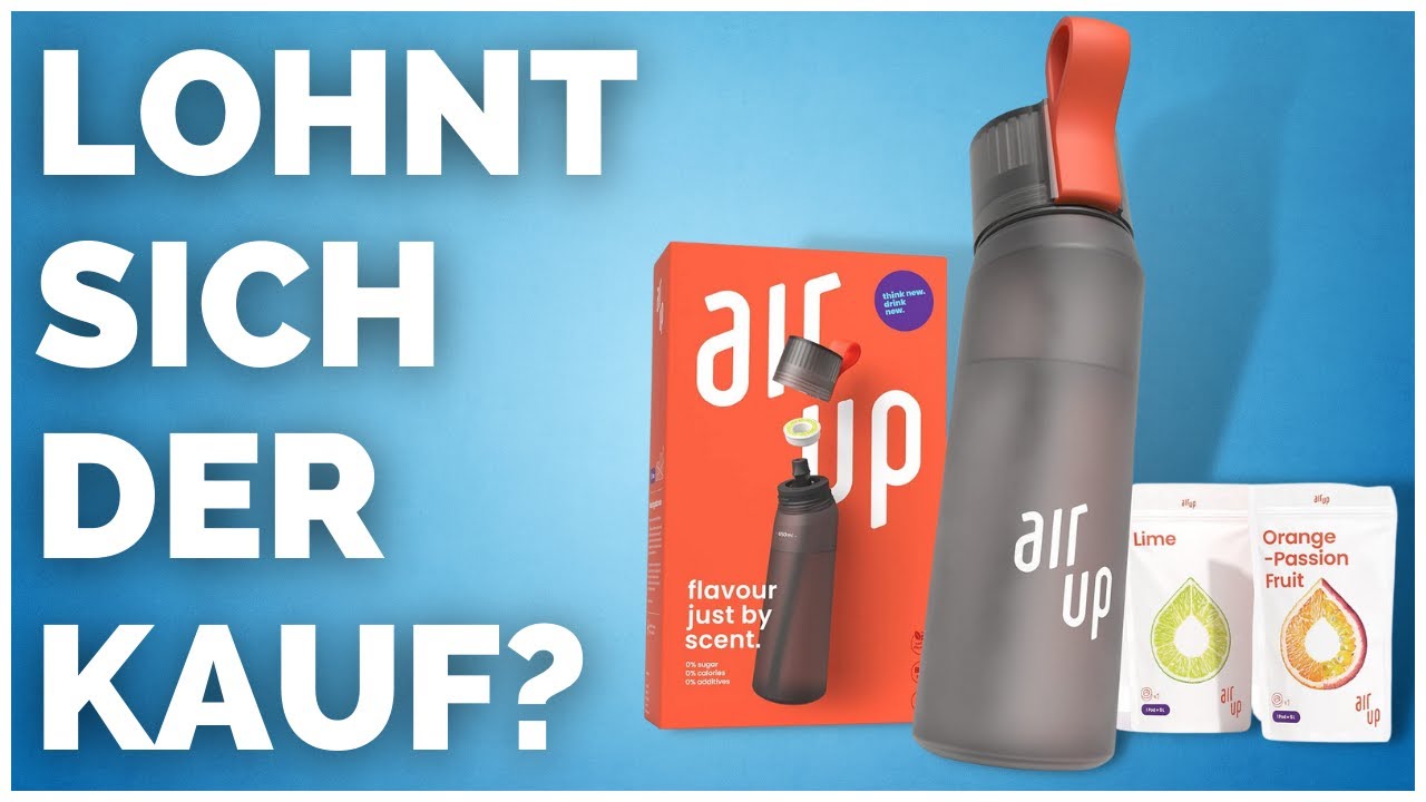 air up Starter-Set ▻ Trinkflasche im Test ▻ [KURZ & KOMPAKT]  zusammengefasst 