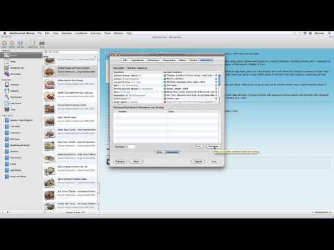 MacGourmet Deluxe Tutorial II