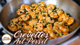 Crevettes à l’Ail et au Persil - Recette Facile et Rapide