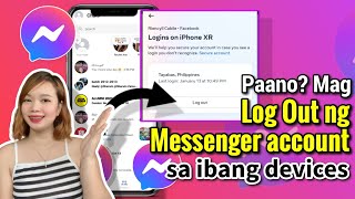 PAANO I-LOG OUT ANG MESSENGER ACCOUNT SA IBANG DEVICES | Riencyll Cabile screenshot 4