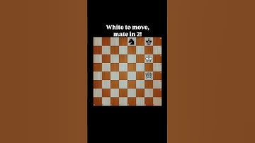 find mate in two!!  #chess #chesstricks #gothamchess #magnuscarlsen   @chess @GothamChess