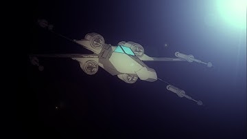 Sketch And Toon Cinema 4D R16 Render and Cel Shading Test Of Space Scene
