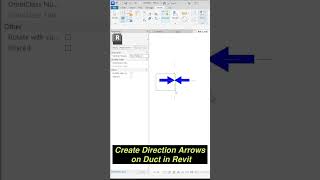 Duct Flow Arrow in Revit MEP | #revit #hvac #ducting #mep #revitmep