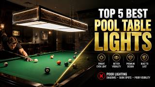 Top 5 Best Pool Table Lights 2026!