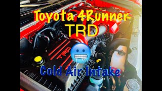 Toyota 4runner: trd cold air intake ...