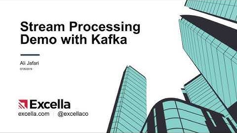 Stream Processing Demo with Kafka | Ali Jafari