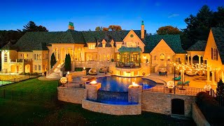 Luxurious expensive French style mansion in St Louis, Missouri for $15,000,000.