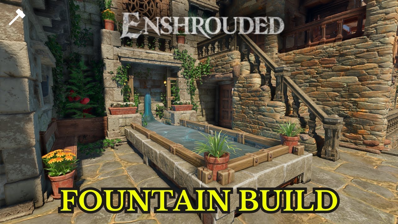 HOW TO BUILD a fountain without water? ENSHROUDED build guide