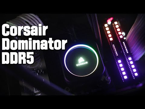 DDR5 커세어 도미네이터 <strong>DDR4</strong> 와 어떤 차이가 있을까? / CORSAIR DOMINATOR PLATINUM RGB DDR5 리뷰