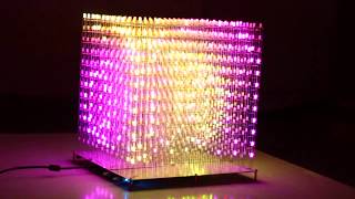 New Firmware New Animation for AuraCube 12x12x12 (RGB LED CUBE)