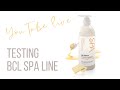 Mr. Salon Life is getting pampered! Testing BCL Spa Line