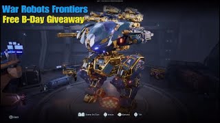 War Robots Frontiers - SECRET FRONTIERSBDAY Promo Code-