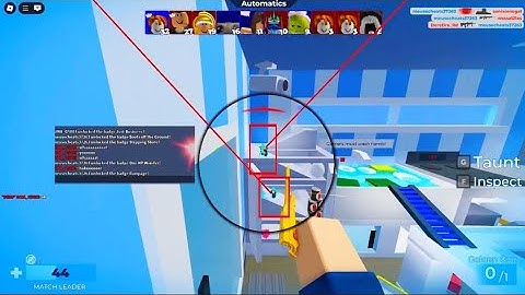 Pretending to be a hacker in Roblox Arsenal...