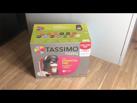 Bosh Tassimo Happy Coffee Machine Unboxing Hd Youtube