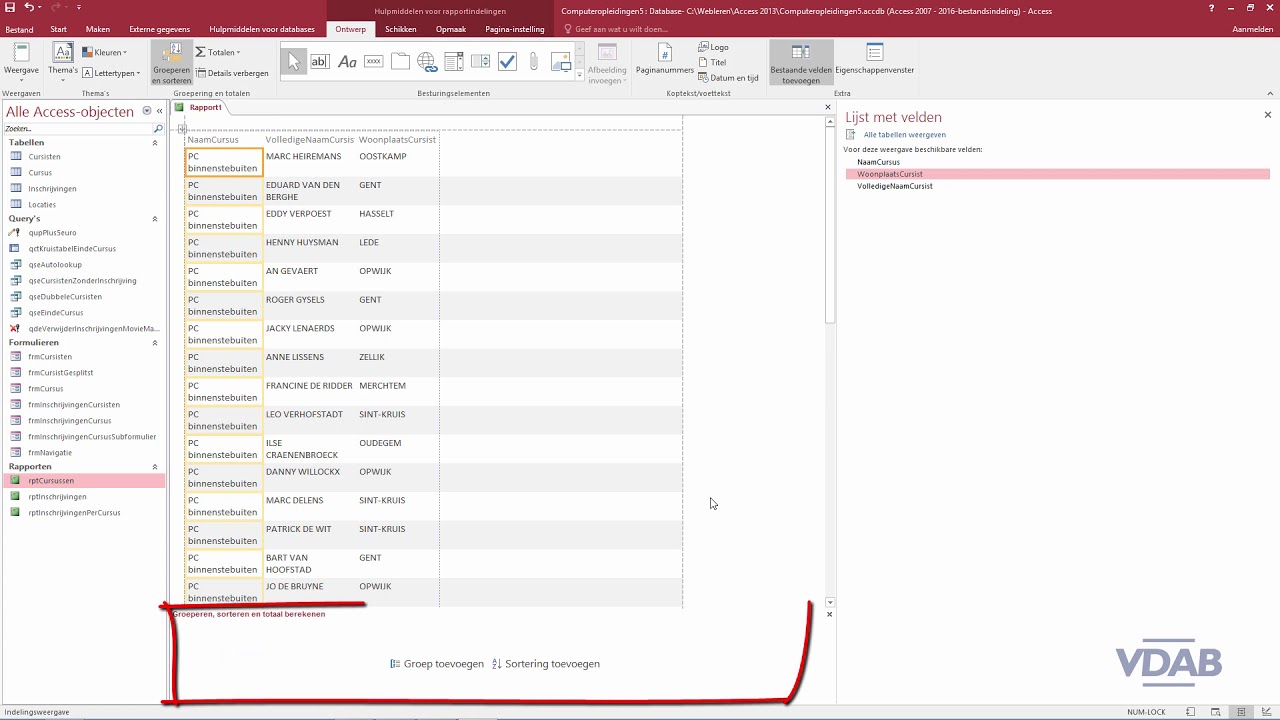MS Access deel 3 - Een rapport manueel aanmaken - YouTube Ms Access Deel 3 - Een Rapport Manueel Aanmaken - Youtube