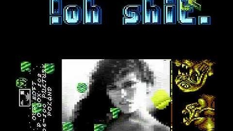 girl demo for Atari 8-bit