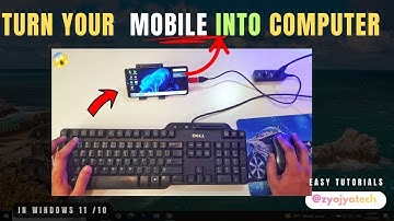 how to turn mobile into computer