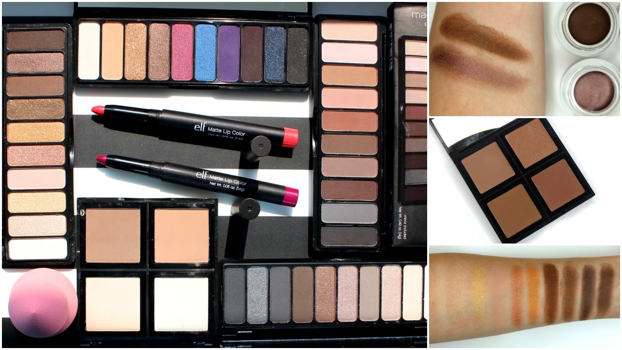 NEW ELF Makeup Products 2015 - Haul - YouTube