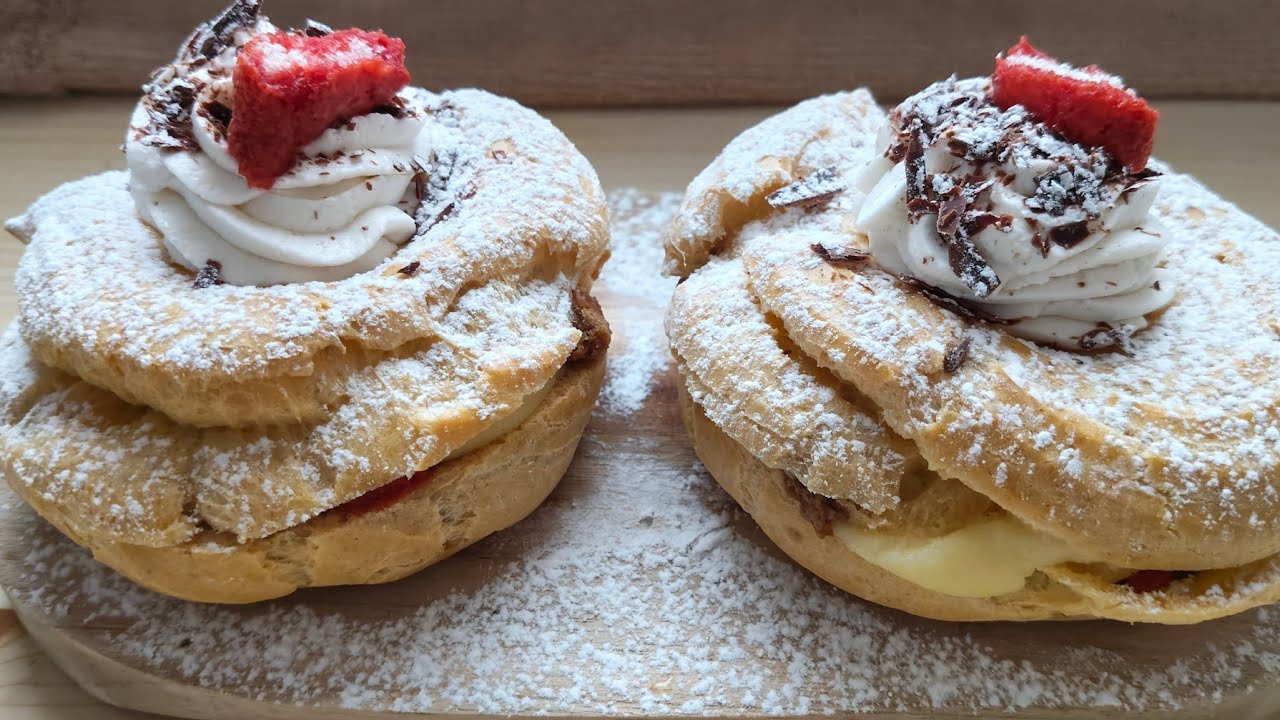 LE MIE ZEPPOLE ALL' OLIO AL FORNO CON RIPIENO A SORPRESA