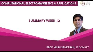 Summary week 12