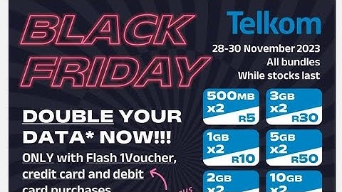 Cheap Telkom Black Friday data last hour #telkom #blackfriday