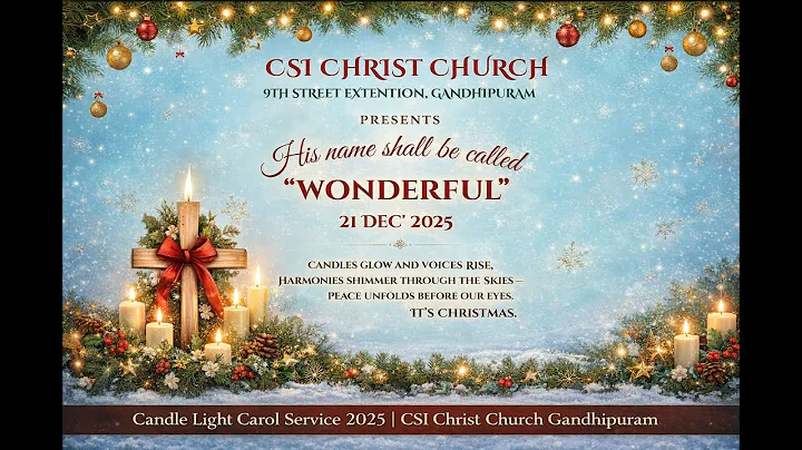 Candle Light Carol Service 2025