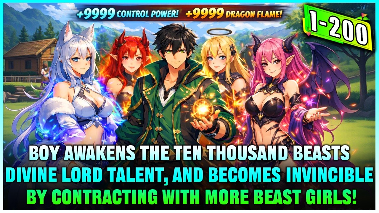 Beast-Taming World: He Contracts a Fallen Fox Girl and Dragon Girl, Evolving Them to Ancient Gods!