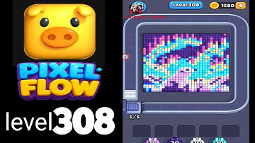 Pixelflow level 308 Guide Walkthrough Solution