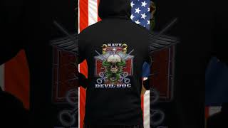 Devil Doc Jolly Roger Crossed Syringe Caduceus US Navy Veteran Custom Hoodie
