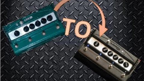 Line  6 Dl4 Paint restoration - Part 1 - disassemble