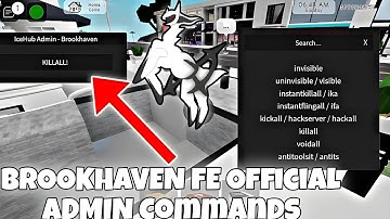 *FE* BROOKHAVEN OFFICIAL ADMIN COMMANDS! | ARCEUS X • DELTA • FLUXUS • PC!
