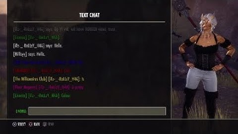 ESO: How To Change Text Chat Colour!