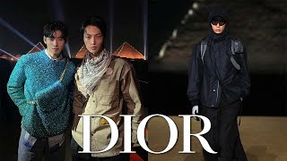 From Dior fashion show to after party in Egypt with Cha Eun-woo.Kim Jones🐫ep2