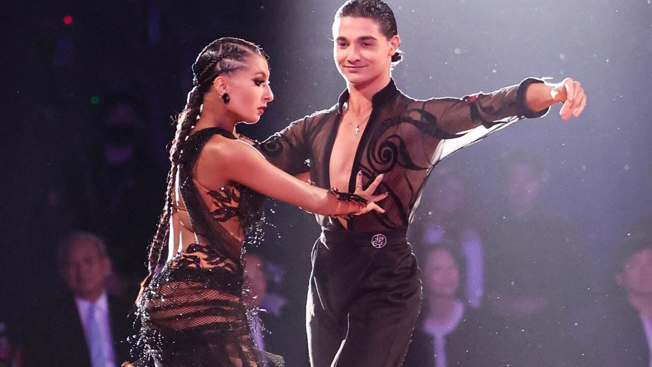 Sharif & Anna: Beautiful Rumba - So Elegant, So Skilled! 🌹#dance #dancerlife #dancer #rumba