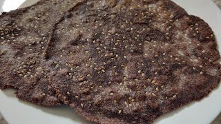 sesame roti || నువ్వులతో రాగి రొట్టె || sesame ragi roti || til ki roti || calcium rich