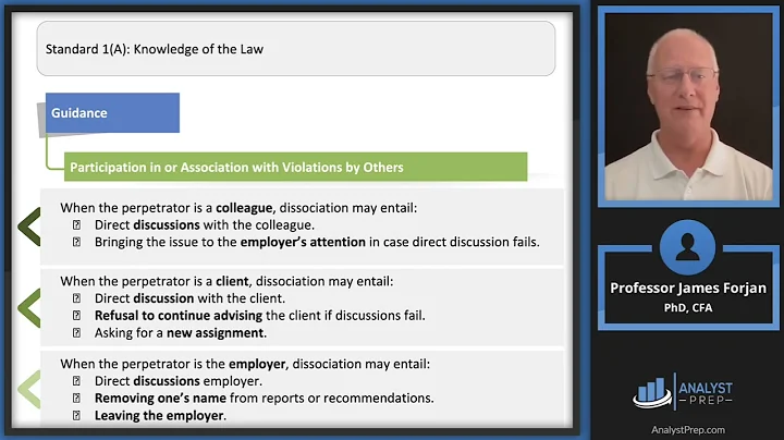 Standard I – Professionalism (2025 Level I CFA® Exam – Ethics – Module 3)