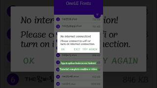 como aplicar QUALQUER FONTE NO SEU CELULAR ANDROID!#android #apps #samsung #font #fonts screenshot 2