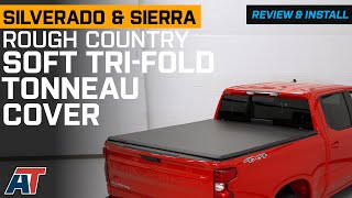 2019-2024 Silverado & Sierra 1500 Rough Country Soft Tri-Fold Tonneau Cover Review & Install