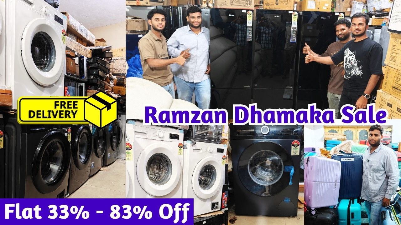 Mah Ramzan Dhamaka Sale | Multi Brand Electronics Home Appliances On Flat 33%-83% OFF Free Transport