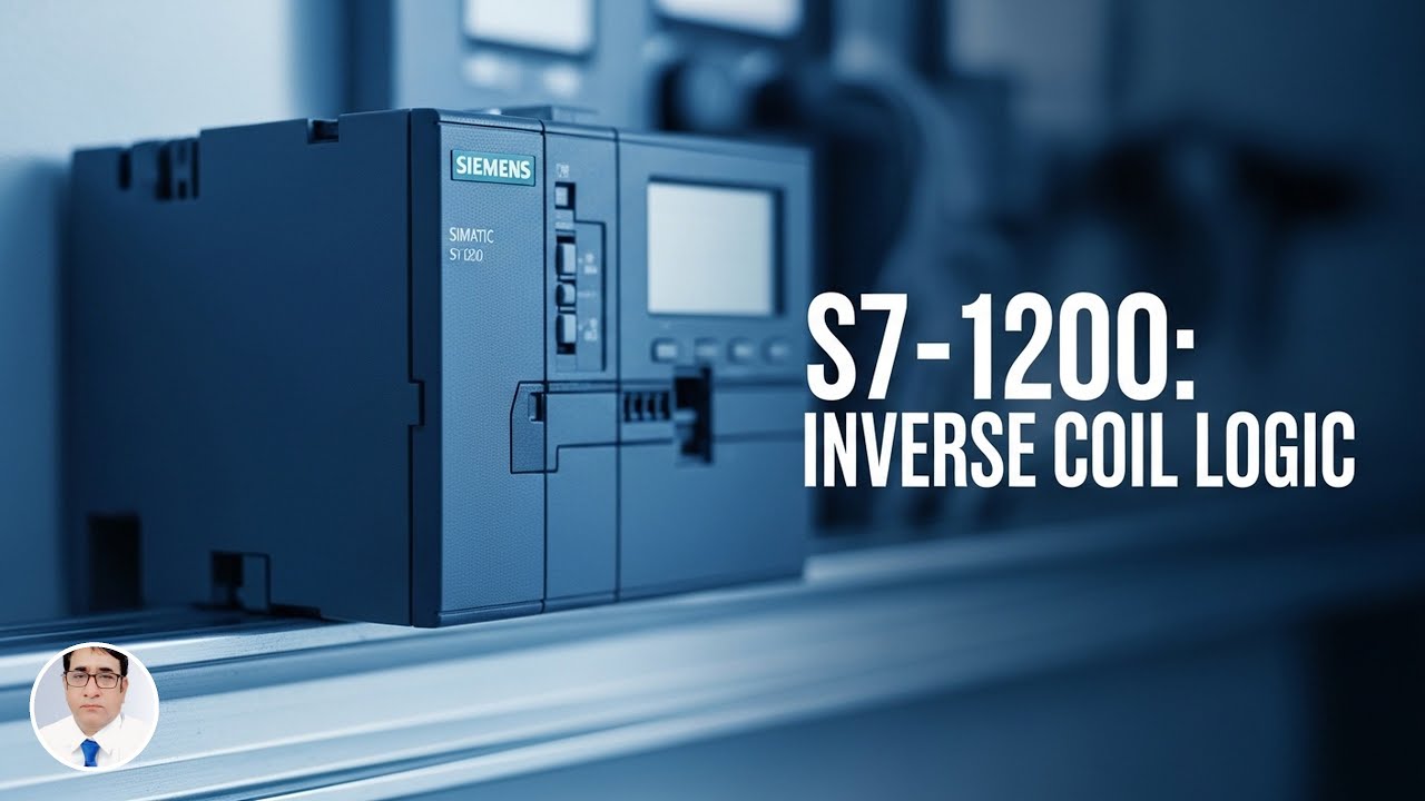 siemens plc s7-1200 inverse coil - YouTube