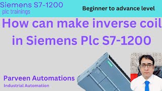 Siemens Plc S7-1200 Inverse Coil