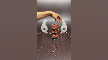 🍃 Soothing Reverse Beads Flow — Deep Calm Visual Therapy 🌟🌙 #reversevideo #satisfying #stressrelief