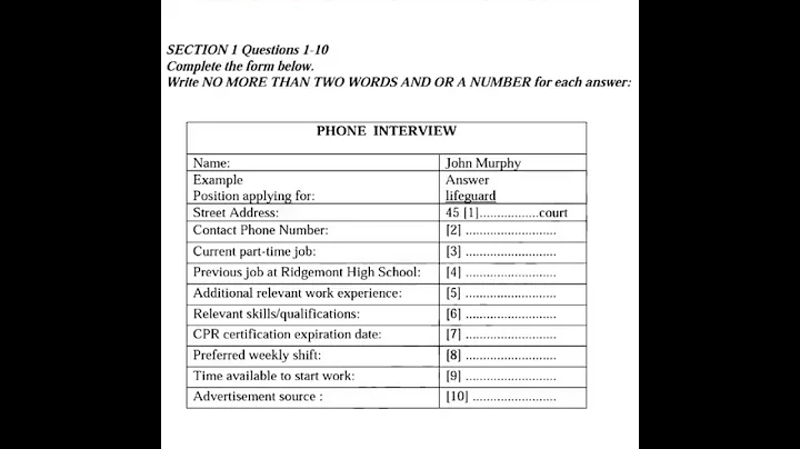 ielts fever listening test 47 with answers